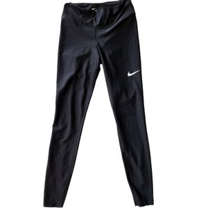 NIKE DRI-FIT RUNNING TIGHTS. BLACK/XS